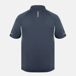 Men's Zipped Short Sleeve Performance Running Top