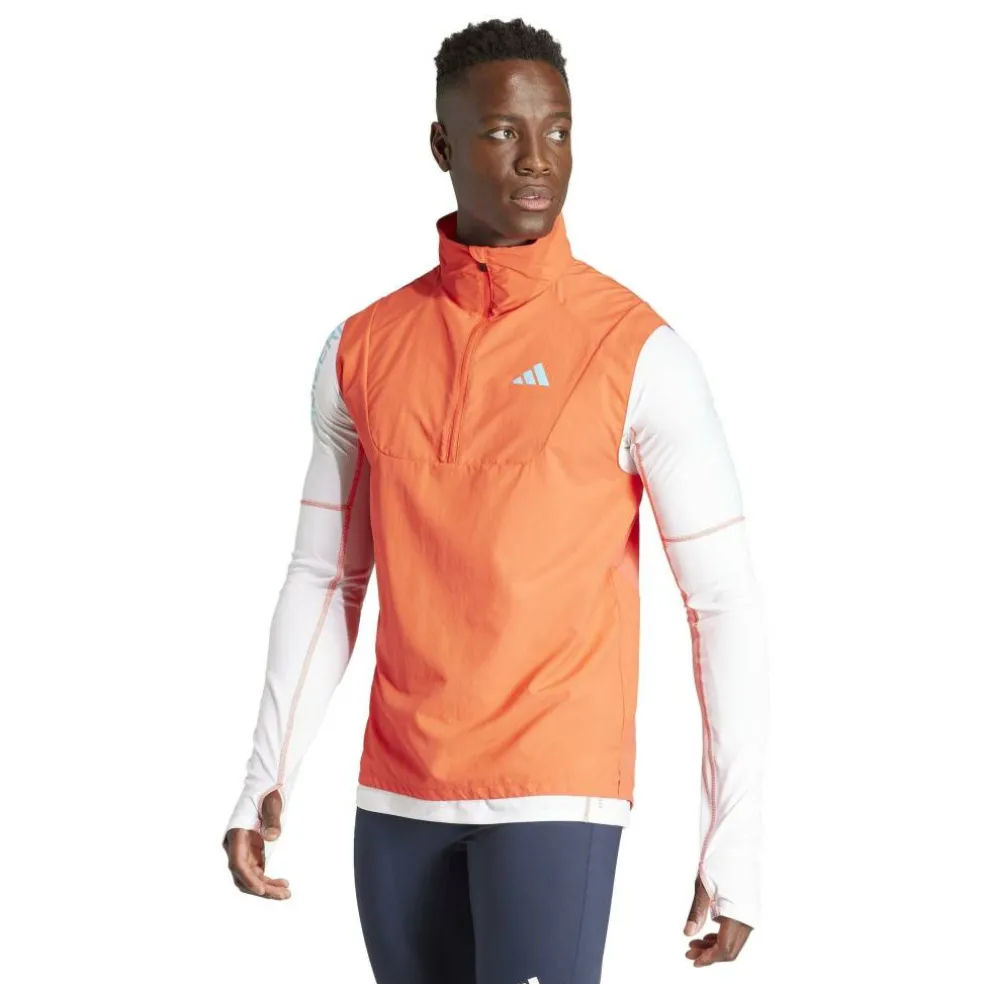 Men's Adizero Half-Zip Performance Vest