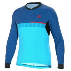 Mens AGORDO Loose Fit Long Sleeve Cycling Jersey