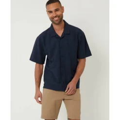 Men's Antti Short-Sleeve Plain Shirt