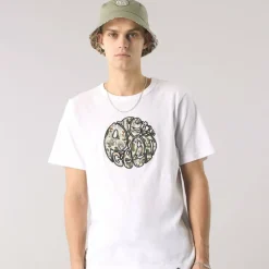 Men's Aquarelle Print Regular Fit T-Shirt