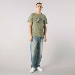 Men's Aquarelle Print Regular Fit T-Shirt