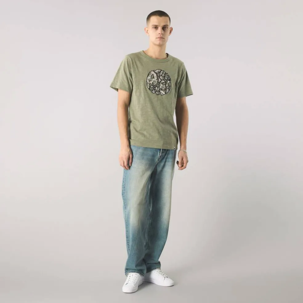 Men's Aquarelle Print Regular Fit T-Shirt