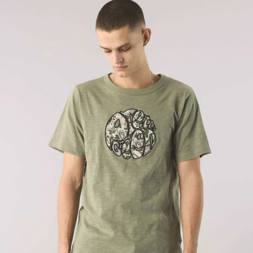 Men's Aquarelle Print Regular Fit T-Shirt