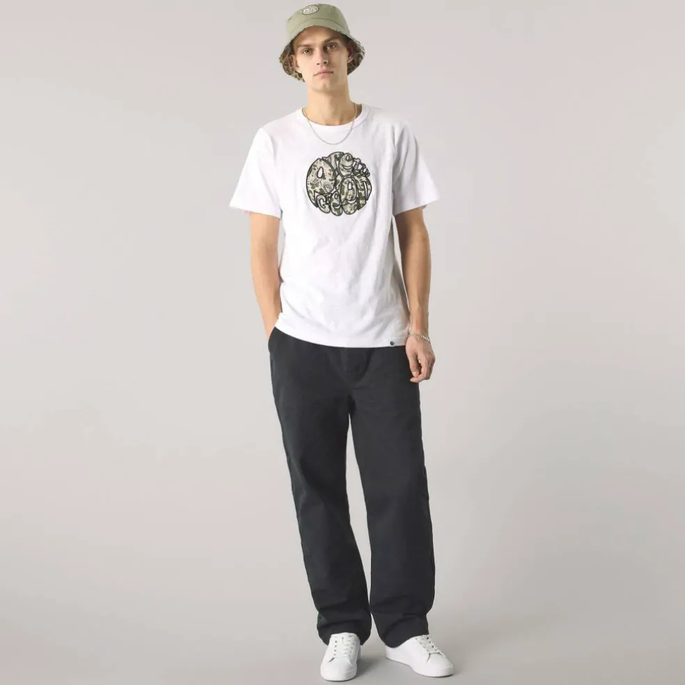 Men's Aquarelle Print Regular Fit T-Shirt