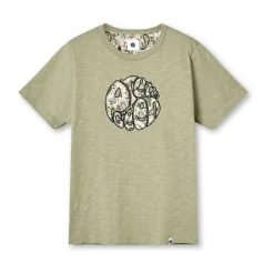Men's Aquarelle Print Regular Fit T-Shirt