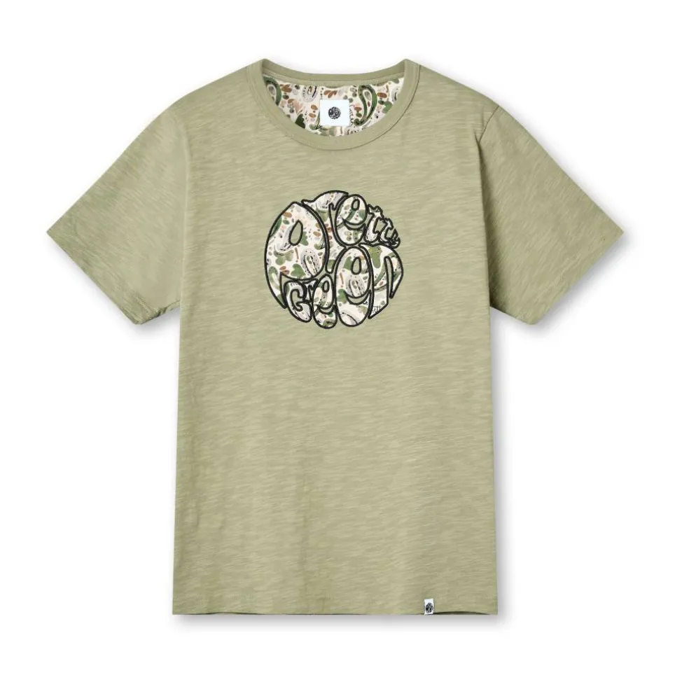 Men's Aquarelle Print Regular Fit T-Shirt