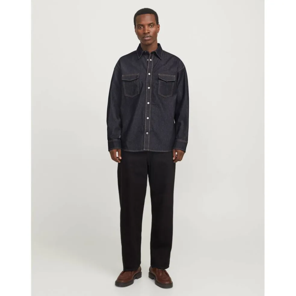 Men's Astin Long Sleeve Denim Shirt