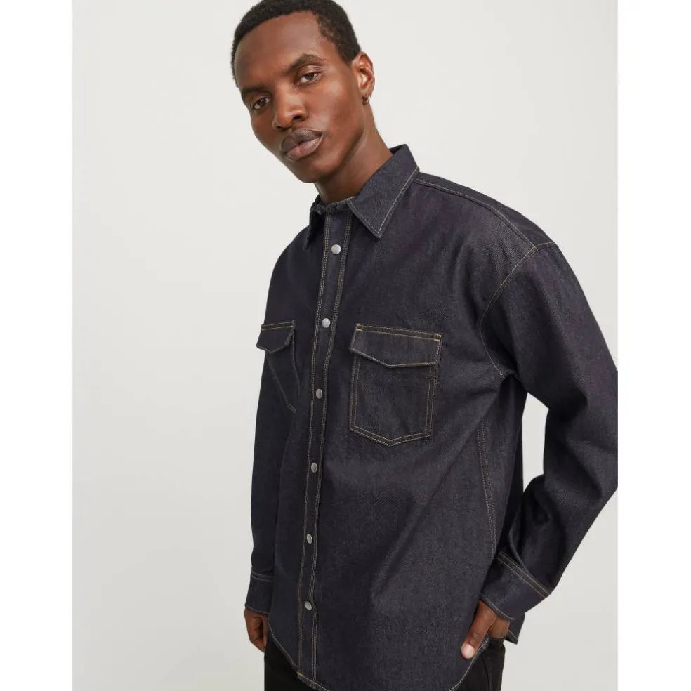 Men's Astin Long Sleeve Denim Shirt