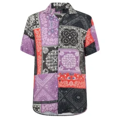 Men's Bandana Short Sleeve Dress Shirt