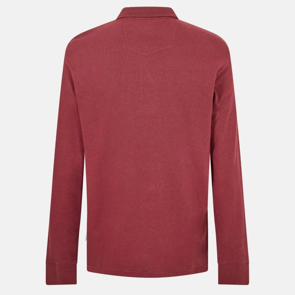 Men's Barone Long Sleeve Polo Shirt