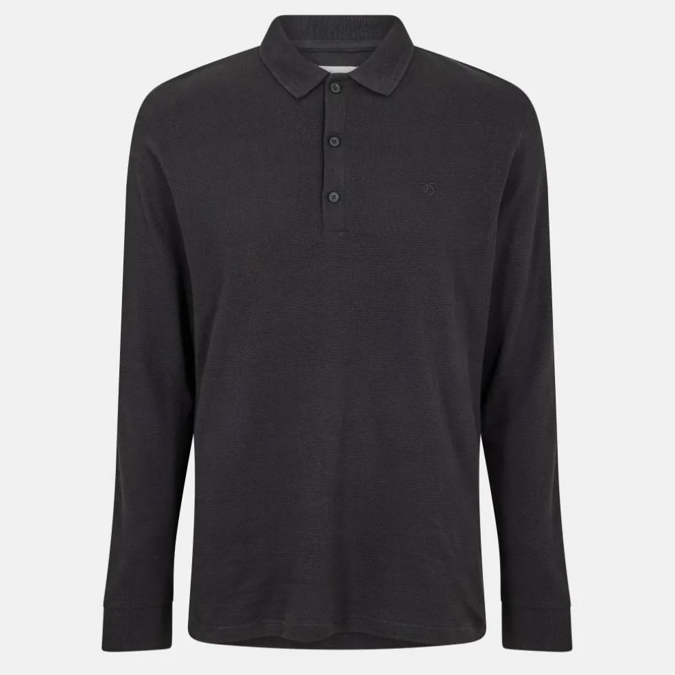 Men's Barone Long Sleeve Polo Shirt