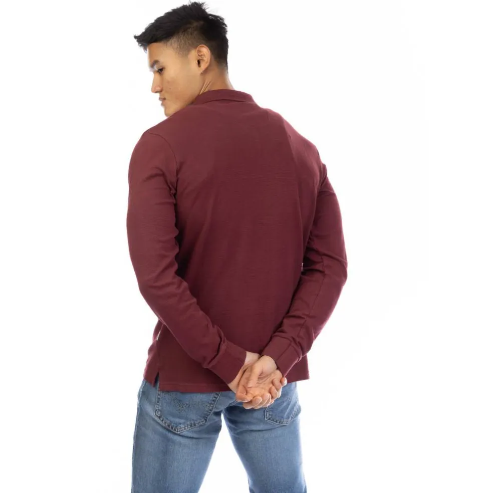 Men's Barone Long Sleeve Polo Shirt