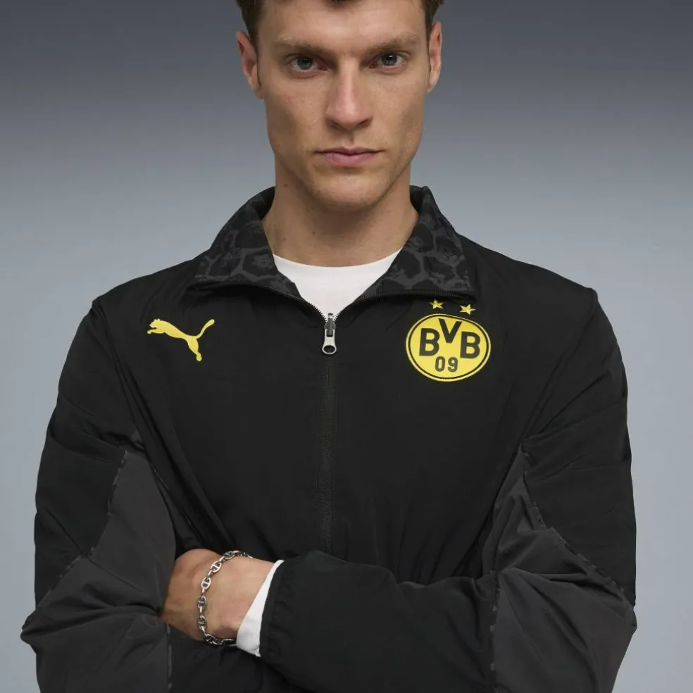 Men's Borussia Dortmund Licensed Rain Anorak Jacket