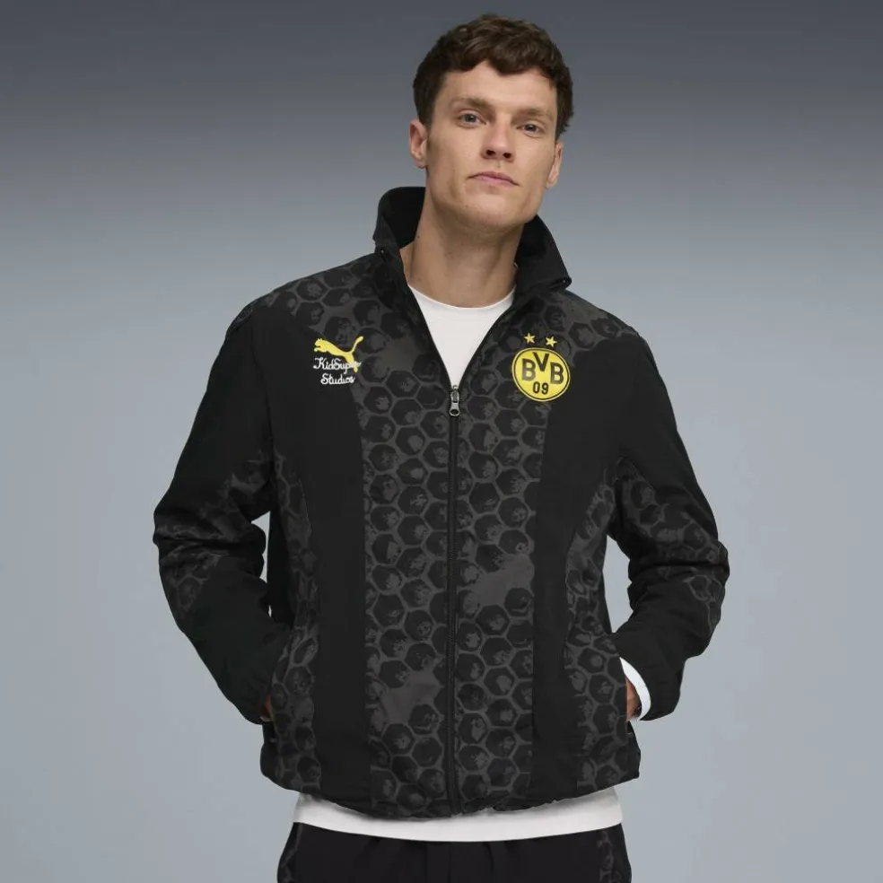 Men's Borussia Dortmund Licensed Rain Anorak Jacket