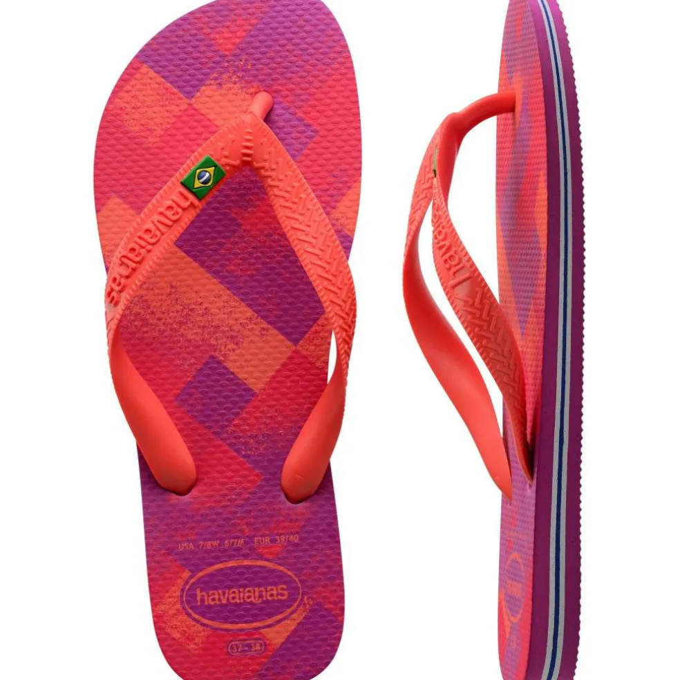 Men's Brasil Fresh Black Flip Flops