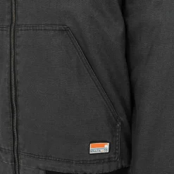 Men's Canvas Long Sleeve Full Zip Bomber Jacket