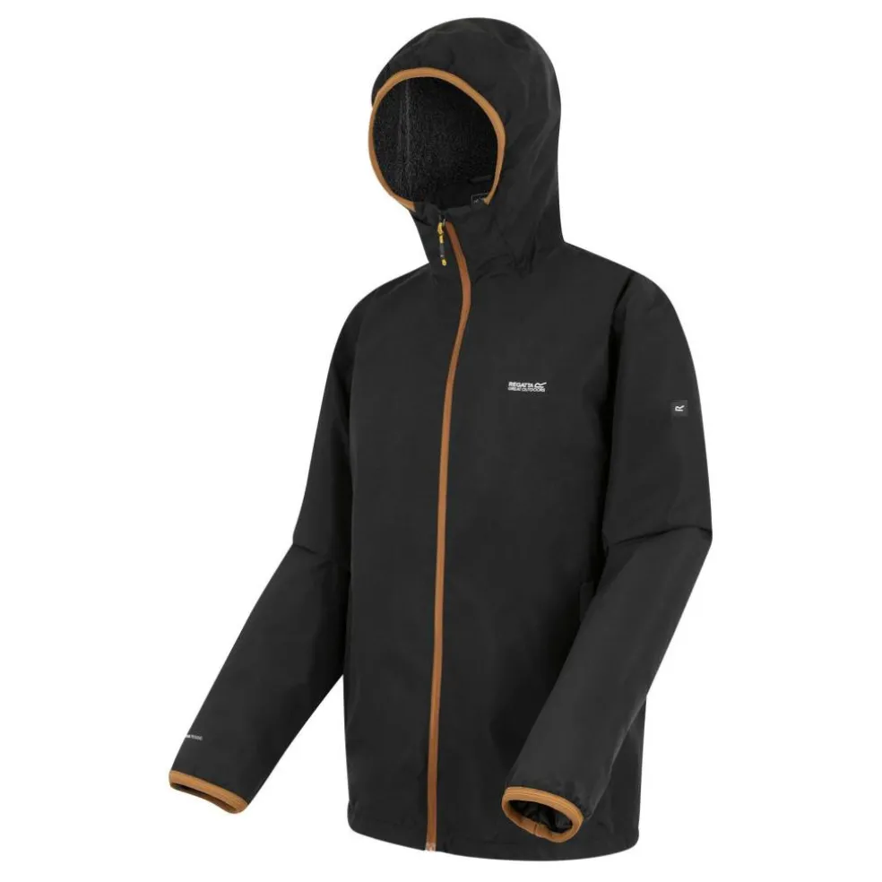 Men's Caspen Isotex 10000 Breathable Waterproof Long Sleeve Full Zip Waterproof Jacket