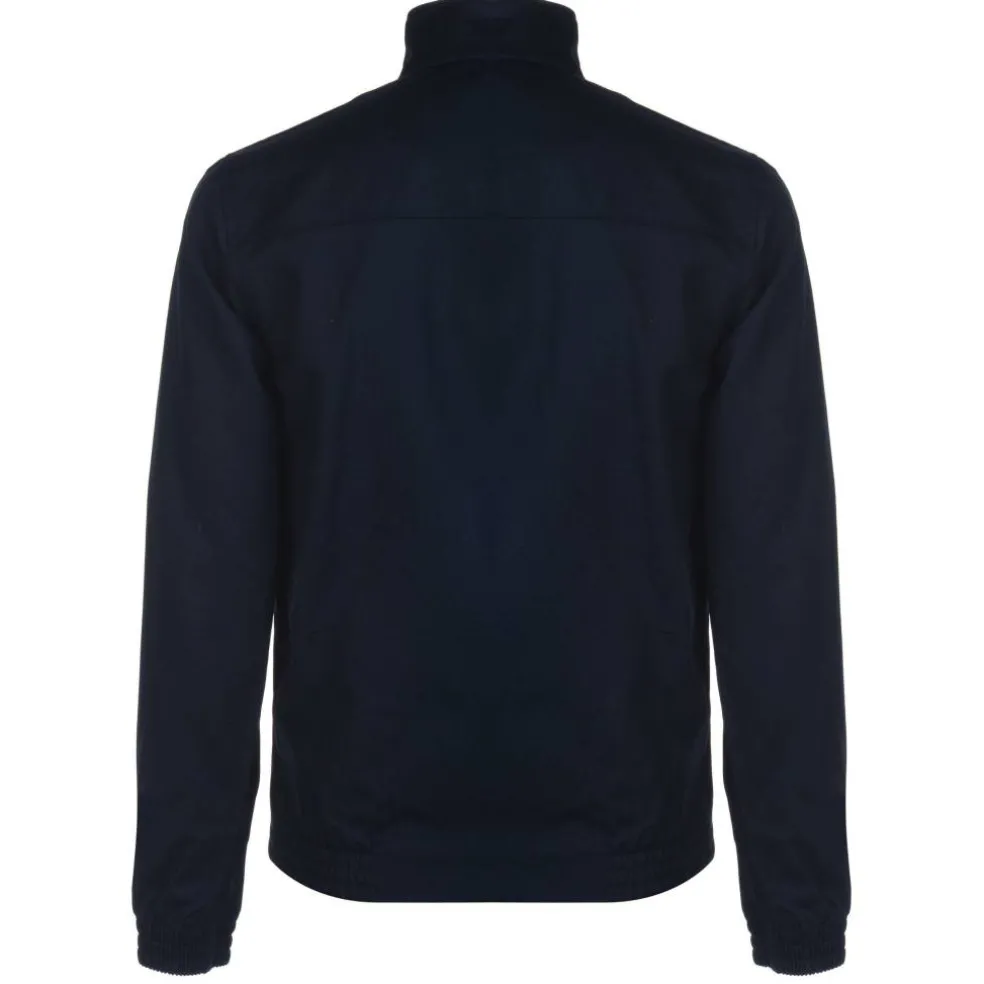 Men's Classic Funnel Neck Long Sleeve Zip Harrington Jacket