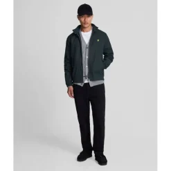 Men's Classic Funnel Neck Long Sleeve Zip Harrington Jacket