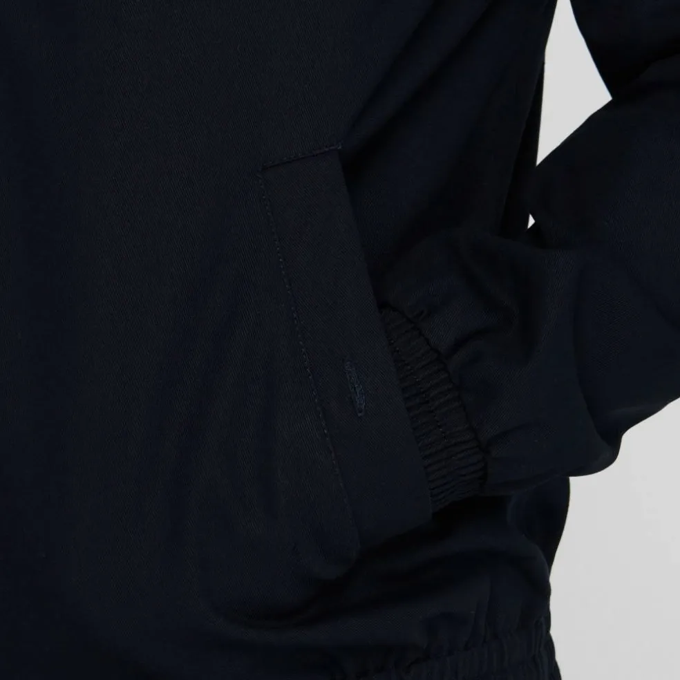 Men's Classic Funnel Neck Long Sleeve Zip Harrington Jacket