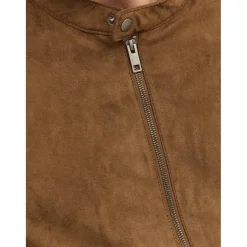 Men's Clean Faux Leather Jacket