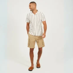 Mens Cotton Canvas Cargo Short