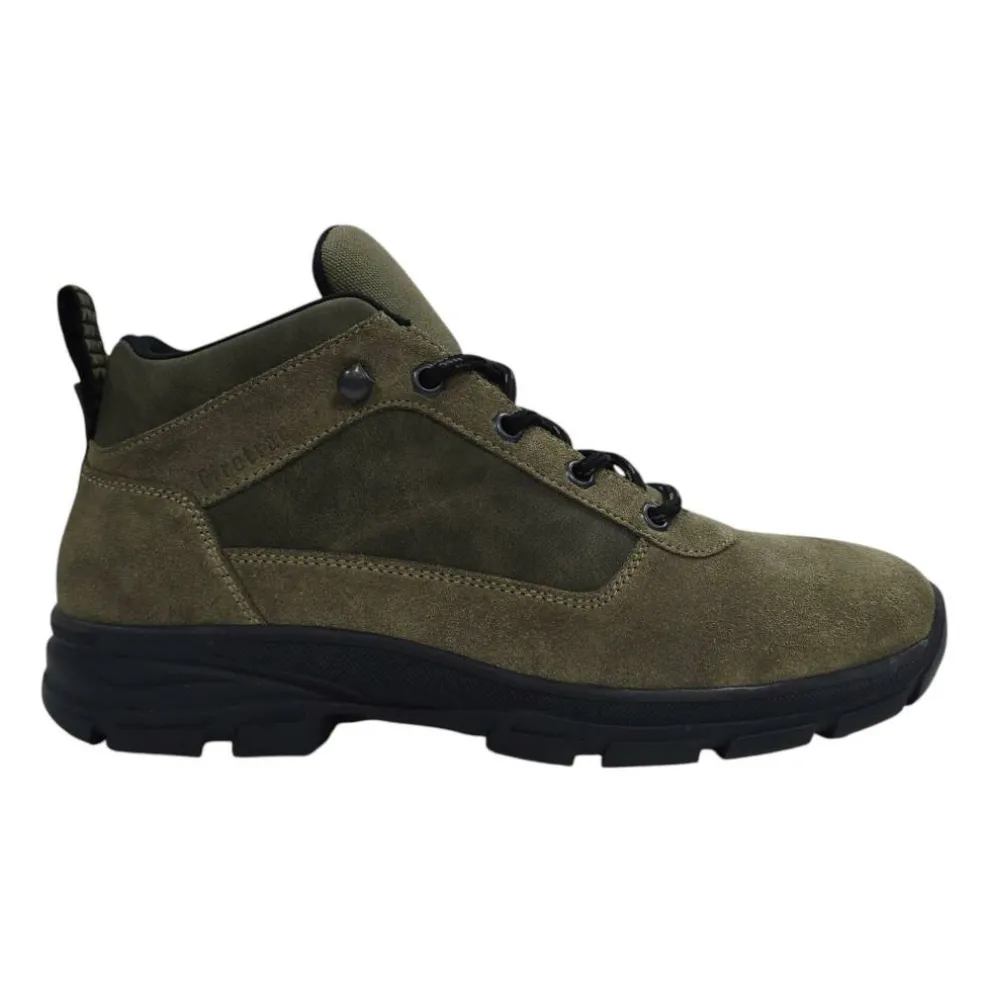 Men's Delia Premium Leather Ankle Lace Up Hiker Rugged Boots