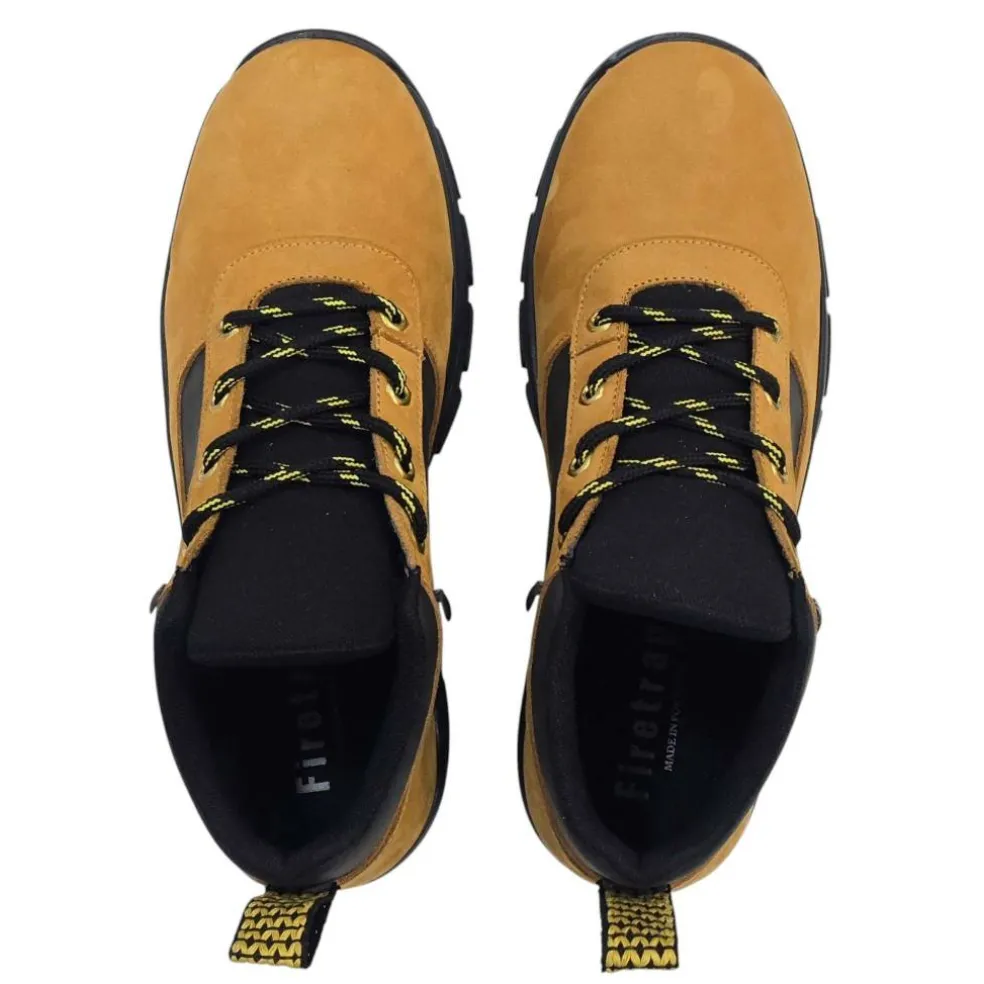 Men's Delia Premium Leather Ankle Lace Up Hiker Rugged Boots