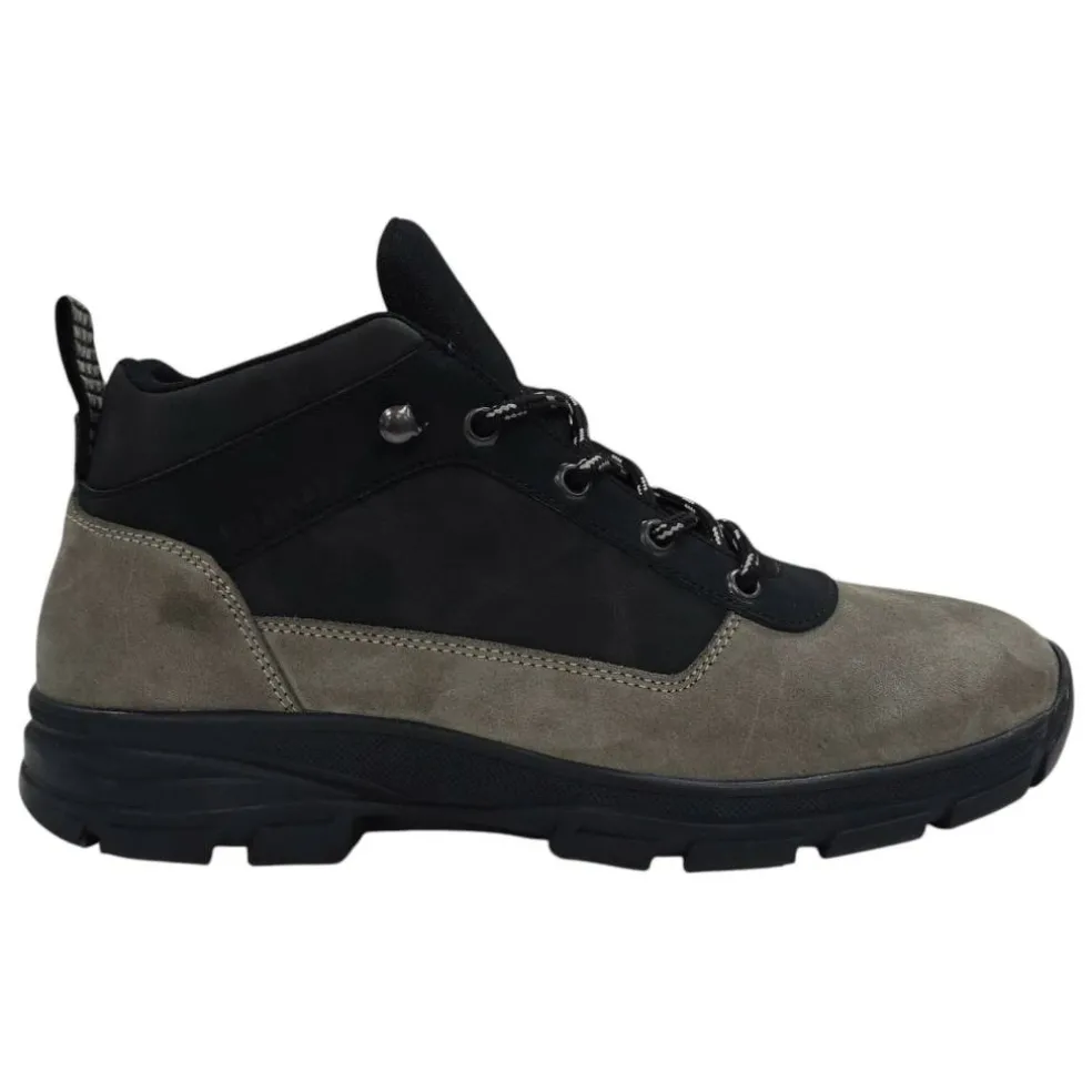 Men's Delia Premium Leather Ankle Lace Up Hiker Rugged Boots