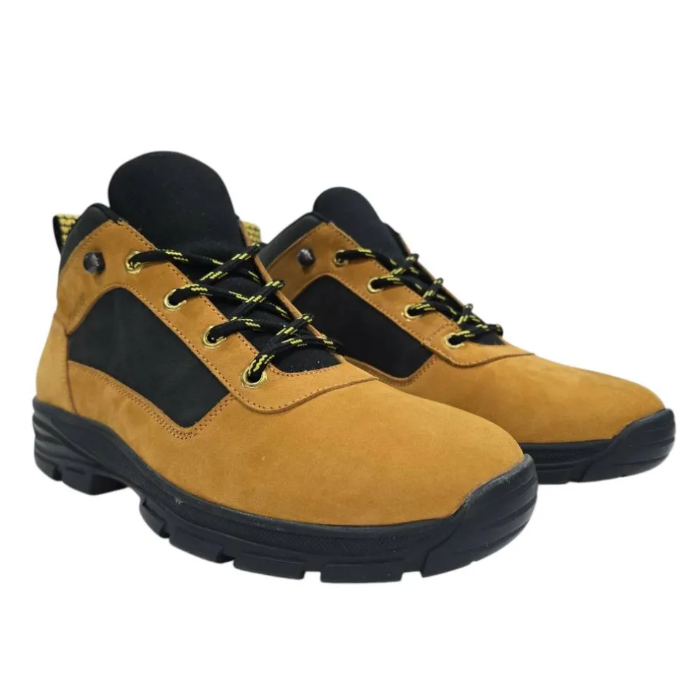 Men's Delia Premium Leather Ankle Lace Up Hiker Rugged Boots