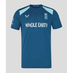 Mens 26/27 England Cricket Training Short Sleeve Performance T-Shirt