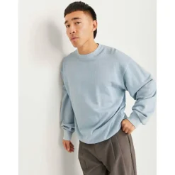 Men's Faded Sweat Crew Neck Sweatshirt