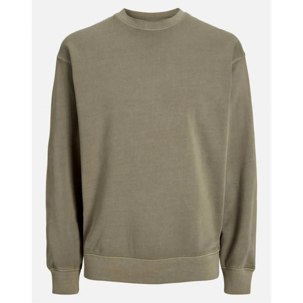 Men's Faded Sweat Crew Neck Sweatshirt