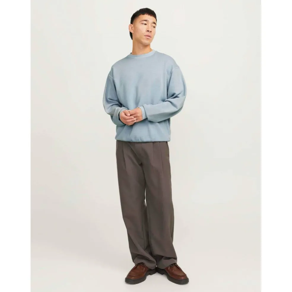 Men's Faded Sweat Crew Neck Sweatshirt