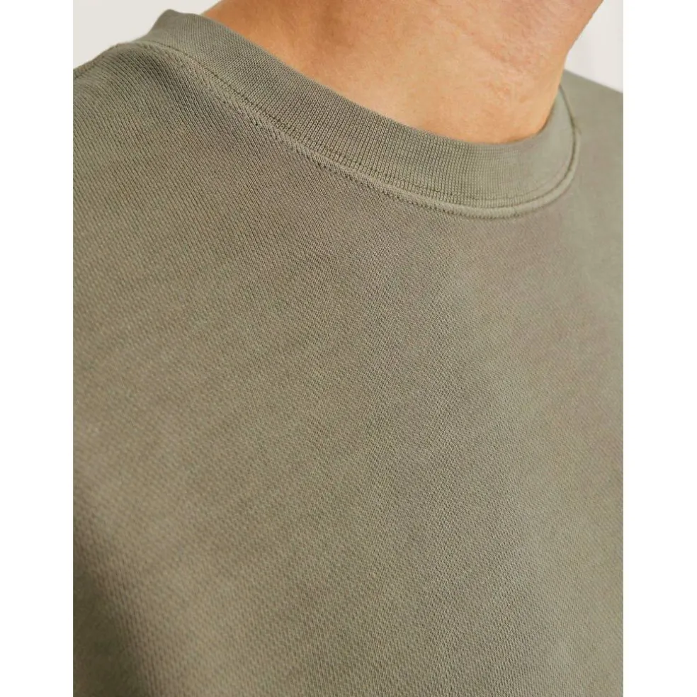 Men's Faded Sweat Crew Neck Sweatshirt