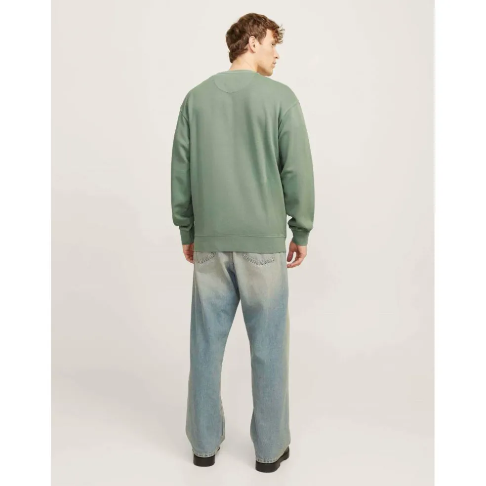 Men's Faded Sweat Crew Neck Sweatshirt