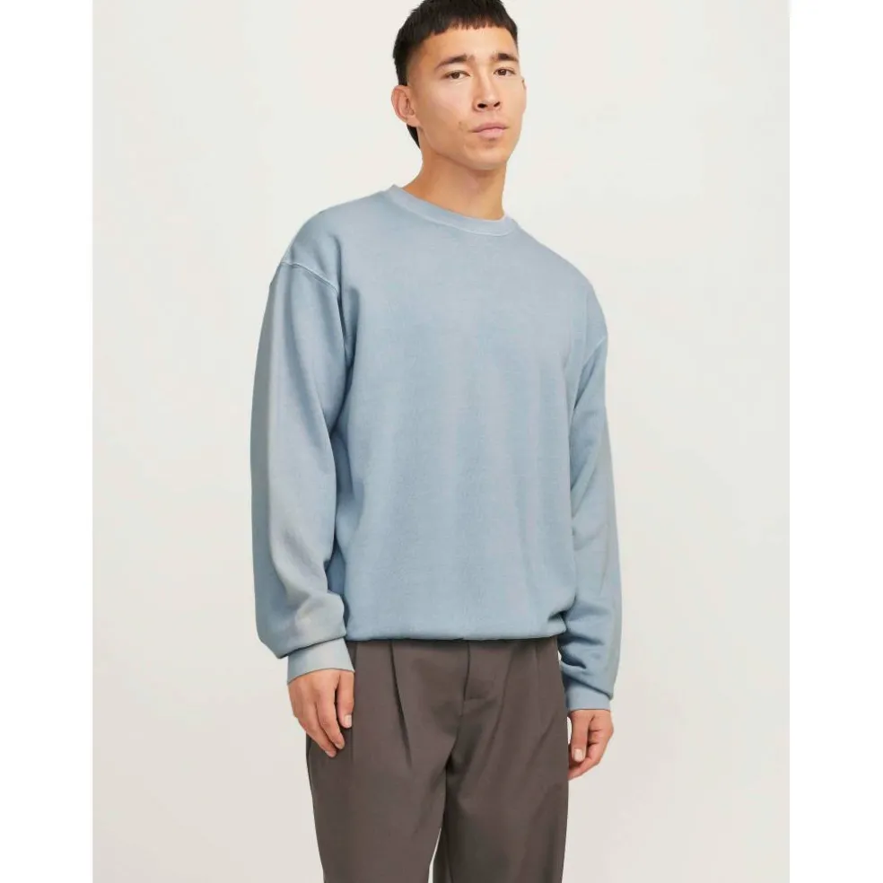 Men's Faded Sweat Crew Neck Sweatshirt