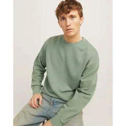 Men's Faded Sweat Crew Neck Sweatshirt