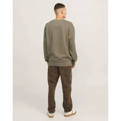 Men's Faded Sweat Crew Neck Sweatshirt