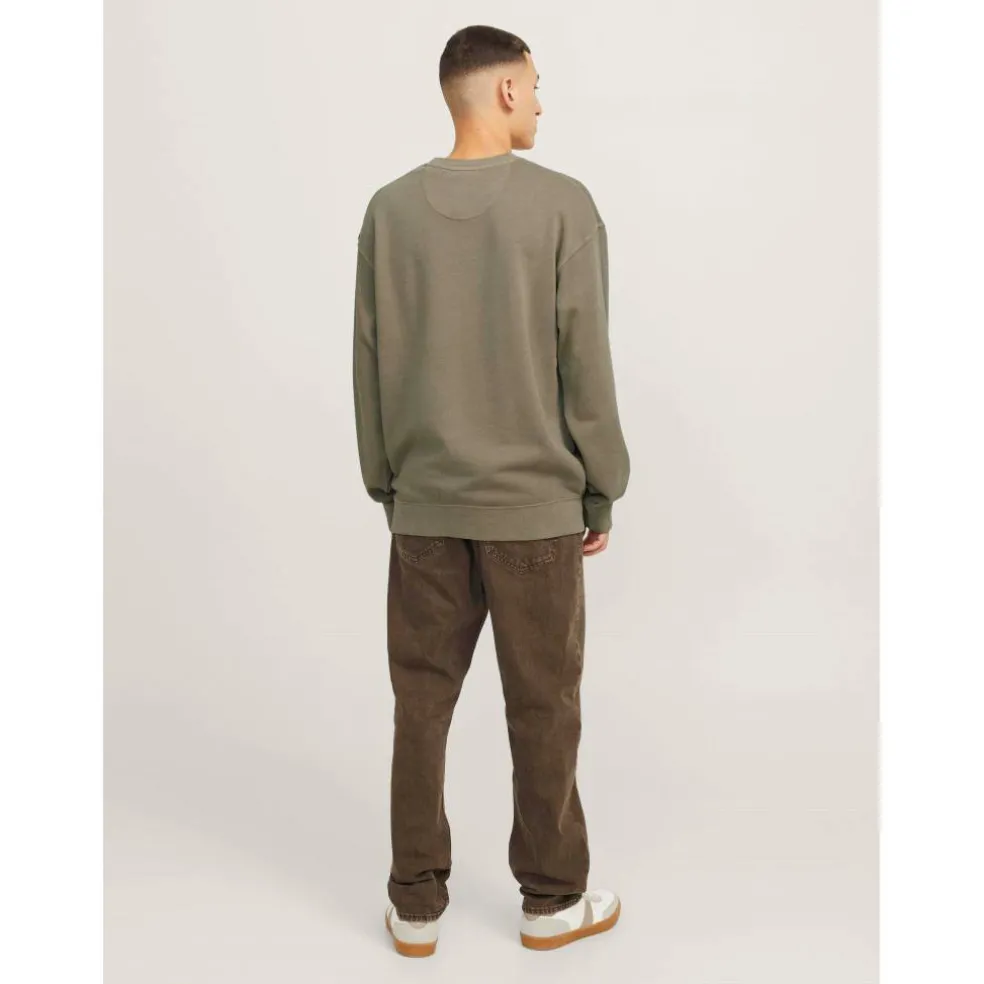 Men's Faded Sweat Crew Neck Sweatshirt