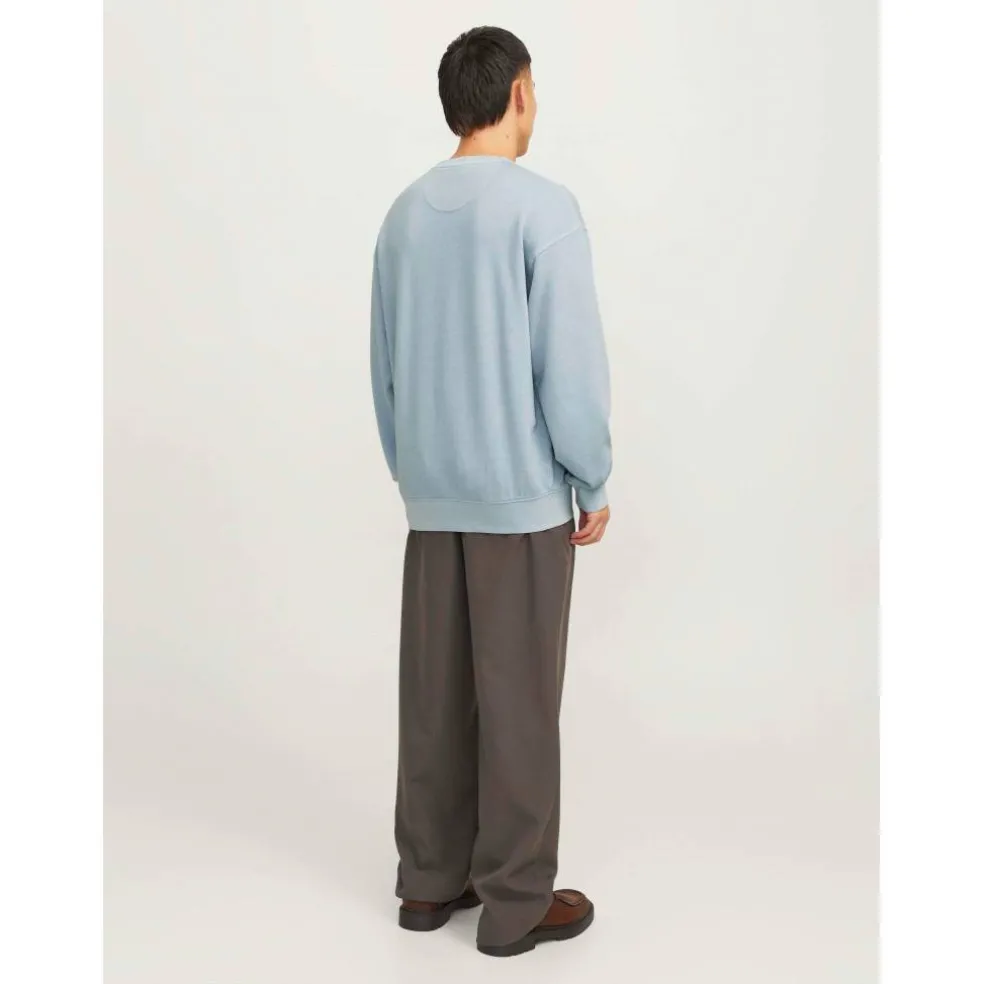 Men's Faded Sweat Crew Neck Sweatshirt