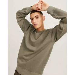 Men's Faded Sweat Crew Neck Sweatshirt