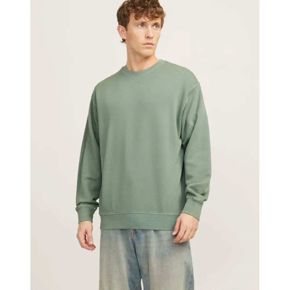 Men's Faded Sweat Crew Neck Sweatshirt