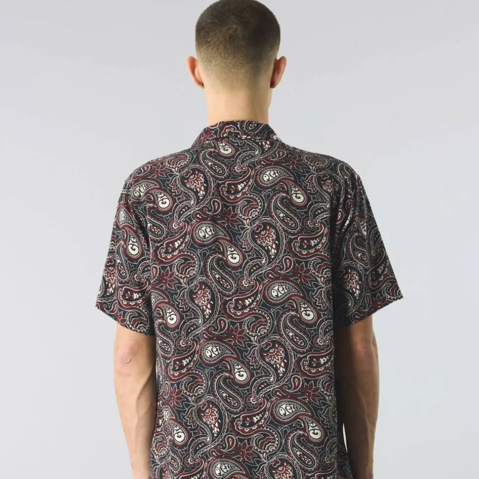 Men's Feltham Paisley Short-Sleeve Patterned Shirt