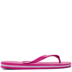 Men's Hav Brasil Logo Ruby Red Flip Flops