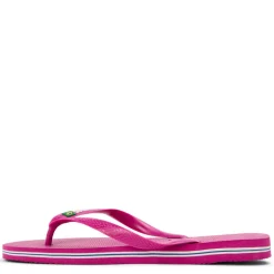 Men's Hav Brasil Logo Ruby Red Flip Flops