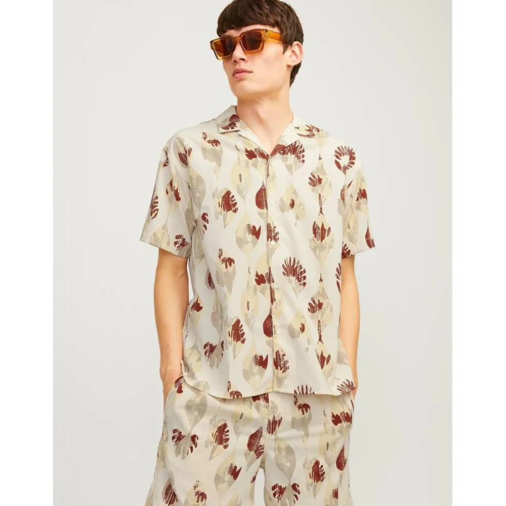 Men's JJ Short-Sleeve Plain Shirt