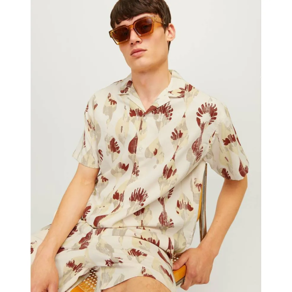 Men's JJ Short-Sleeve Plain Shirt