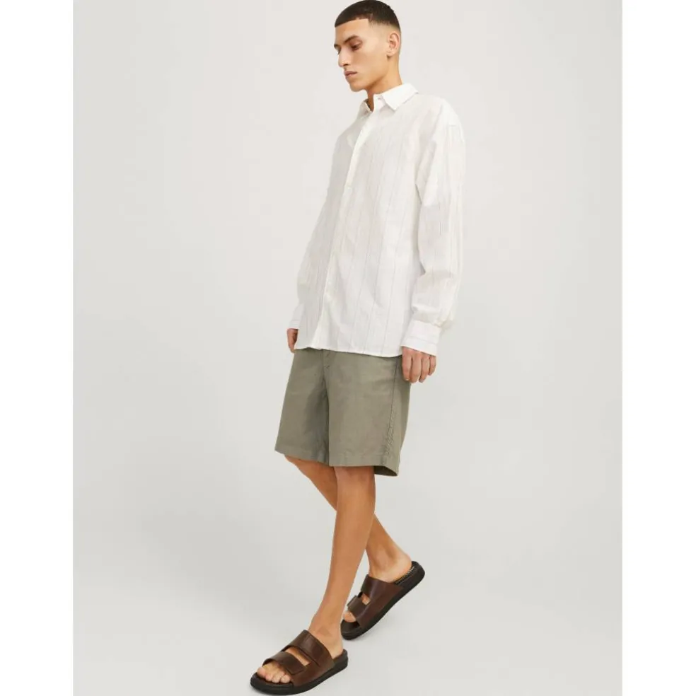 Men's Junior Linen Chino Shorts